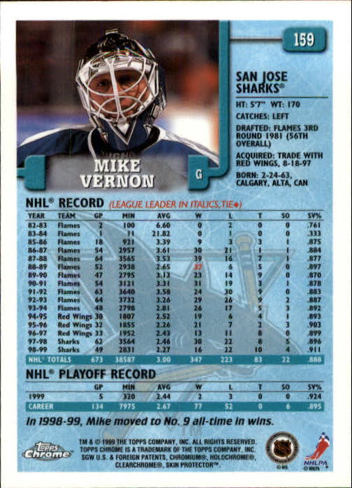A2320- 1999-00 Topps Hockey Card #s 1-250 +Rookies -You Pick- 15+ FREE US SHIP - Bild 305 von 487