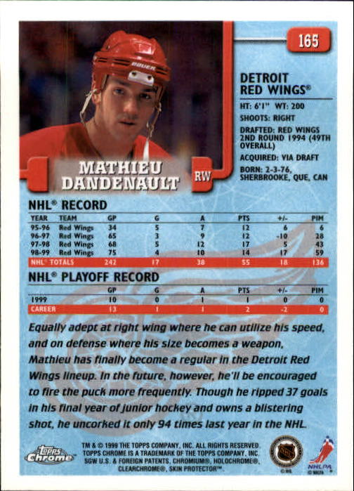 A2320- 1999-00 Topps Hockey Card #s 1-250 +Rookies -You Pick- 15+ FREE US SHIP - Bild 317 von 487