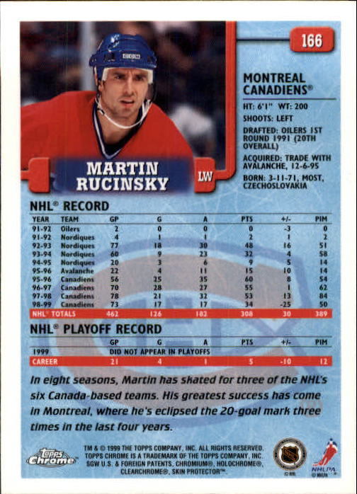 A2320- 1999-00 Topps Hockey Card #s 1-250 +Rookies -You Pick- 15+ FREE US SHIP - Bild 319 von 487