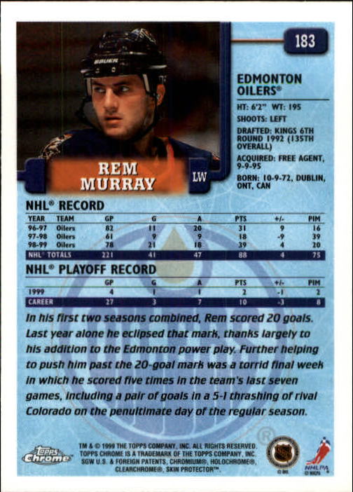 A2320- 1999-00 Topps Hockey Card #s 1-250 +Rookies -You Pick- 15+ FREE US SHIP - Bild 353 von 487