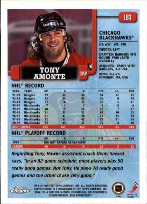 A2320- 1999-00 Topps Hockey Card #s 1-250 +Rookies -You Pick- 15+ FREE US SHIP - Bild 361 von 487
