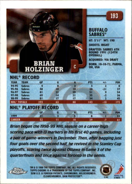 A2320- 1999-00 Topps Hockey Card #s 1-250 +Rookies -You Pick- 15+ FREE US SHIP - Bild 373 von 487