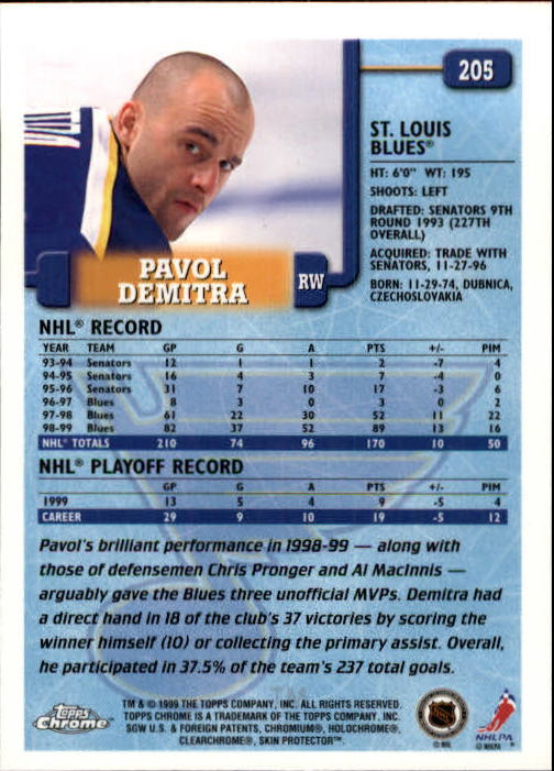 A2320- 1999-00 Topps Hockey Card #s 1-250 +Rookies -You Pick- 15+ FREE US SHIP - Bild 397 von 487