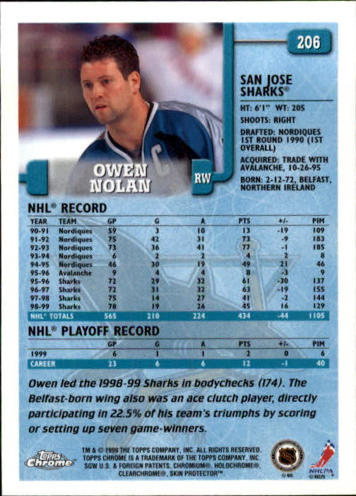 A2320- 1999-00 Topps Hockey Card #s 1-250 +Rookies -You Pick- 15+ FREE US SHIP - Bild 399 von 487