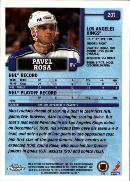 A2320- 1999-00 Topps Hockey Card #s 1-250 +Rookies -You Pick- 15+ FREE US SHIP - Bild 401 von 487