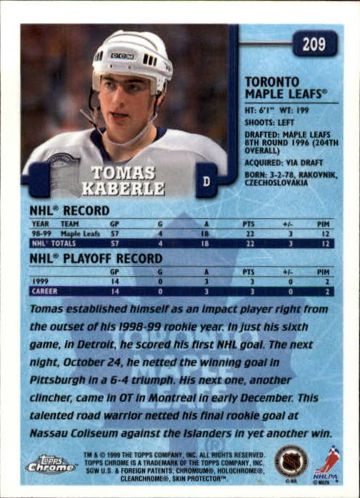 A2320- 1999-00 Topps Hockey Card #s 1-250 +Rookies -You Pick- 15+ FREE US SHIP - Bild 405 von 487
