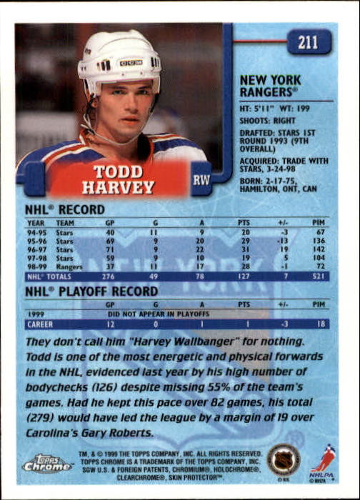 A2320- 1999-00 Topps Hockey Card #s 1-250 +Rookies -You Pick- 15+ FREE US SHIP - Bild 409 von 487