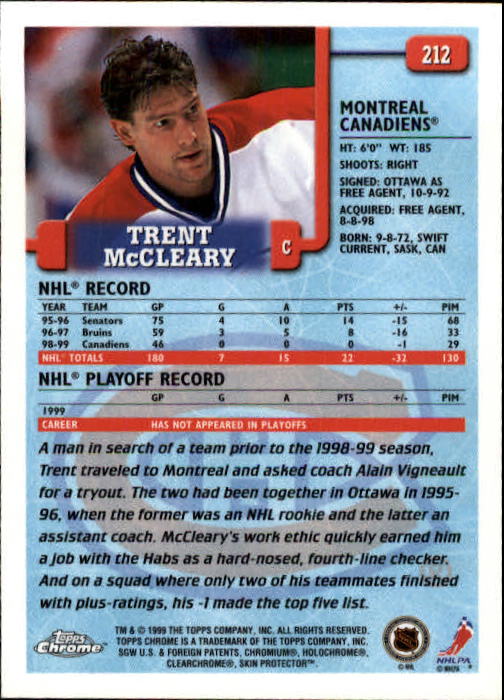A2320- 1999-00 Topps Hockey Card #s 1-250 +Rookies -You Pick- 15+ FREE US SHIP - Bild 411 von 487