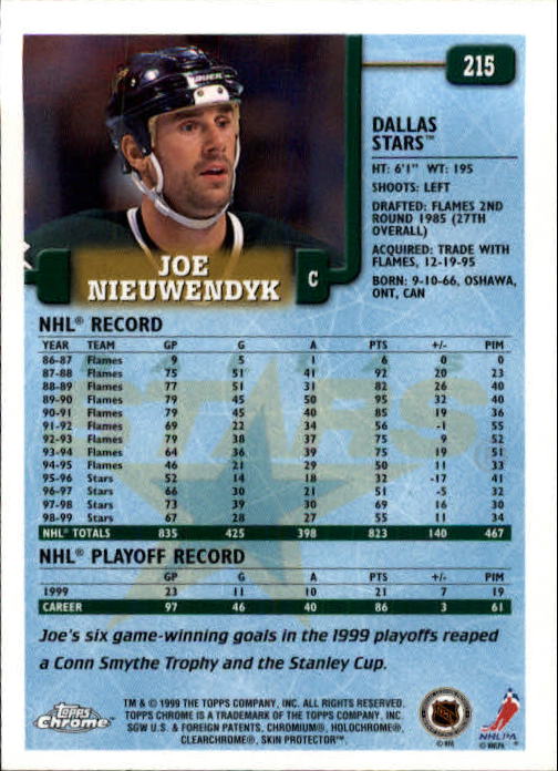 A2320- 1999-00 Topps Hockey Card #s 1-250 +Rookies -You Pick- 15+ FREE US SHIP - Bild 417 von 487