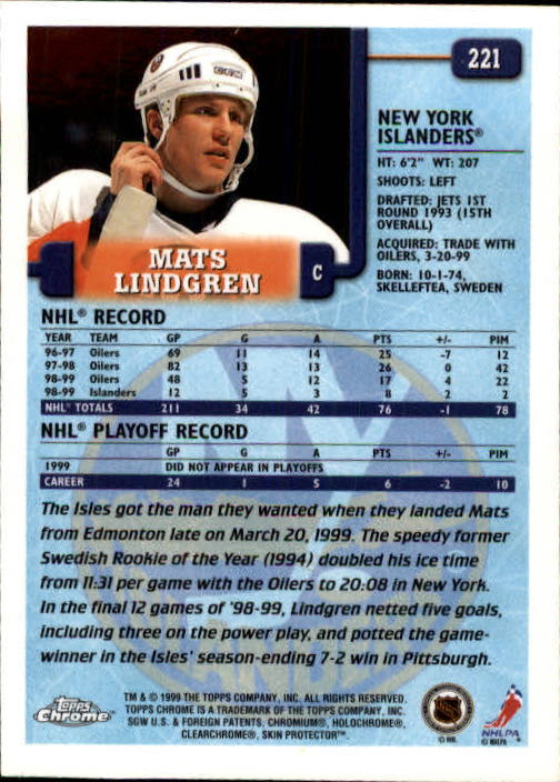 A2320- 1999-00 Topps Hockey Card #s 1-250 +Rookies -You Pick- 15+ FREE US SHIP - Bild 429 von 487
