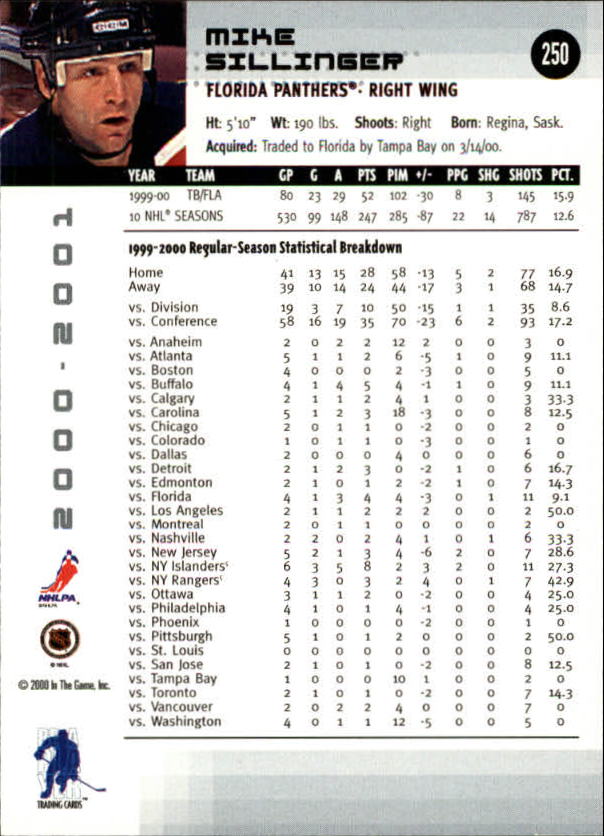 2000-01 BAP Memorabilia Hockey Card Pick 2-306 - Bild 382 von 474