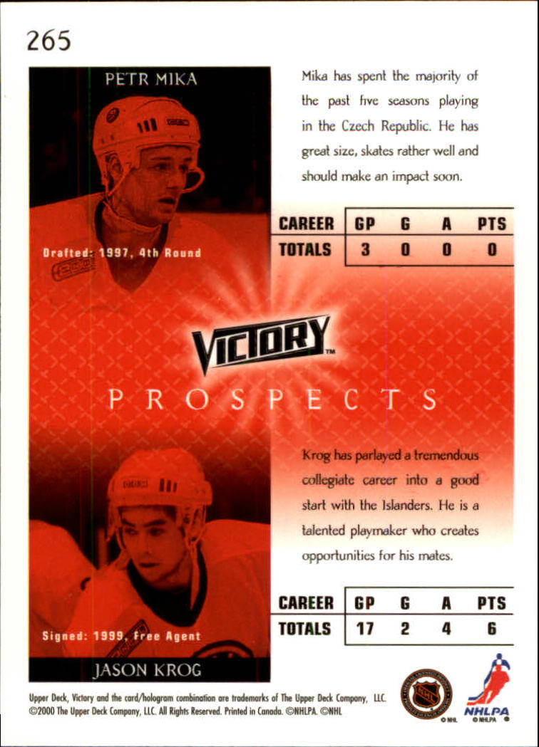 2000-01 Upper Deck Victory - Tim Connolly #311 for sale 2000-01 Upper Deck Victory - Tim Connolly #311 for sale