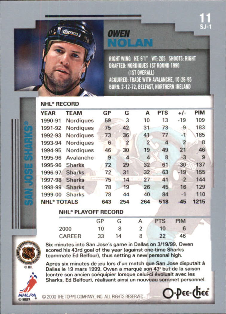 B0136- 2000-01 O-Pee-Chee Hockey Card #s 1-330 -You Pick- 15+ FREE US SHIP