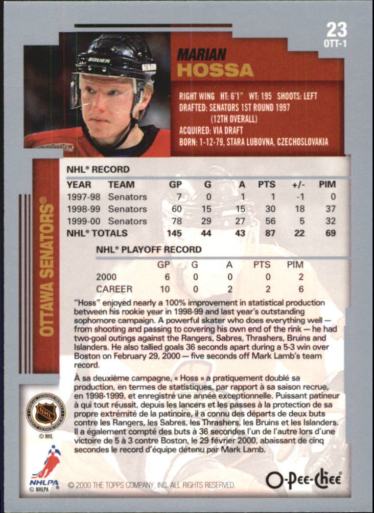 B0136- 2000-01 O-Pee-Chee Hockey Card #s 1-330 -You Pick- 15+ FREE US SHIP