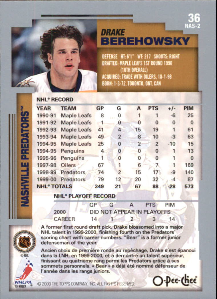 B0136- 2000-01 O-Pee-Chee Hockey Card #s 1-330 -You Pick- 15+ FREE US SHIP