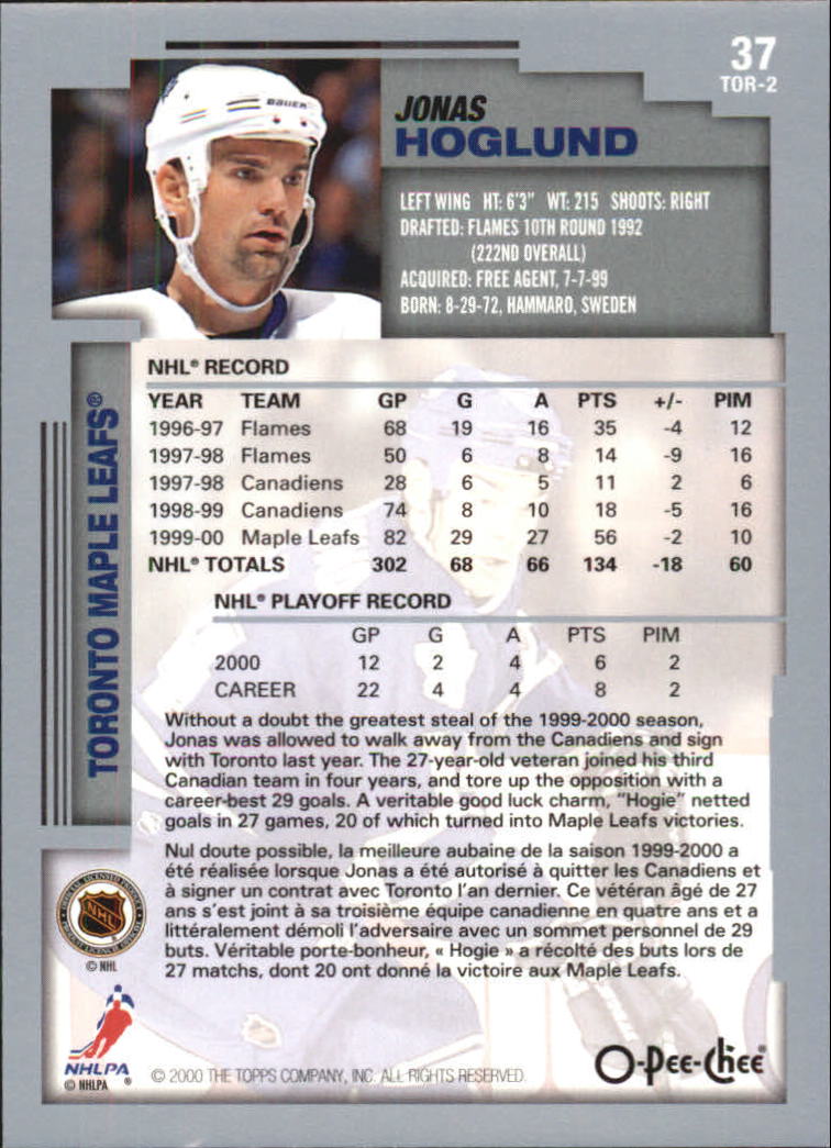 B0136- 2000-01 O-Pee-Chee Hockey Card #s 1-330 -You Pick- 15+ FREE US SHIP