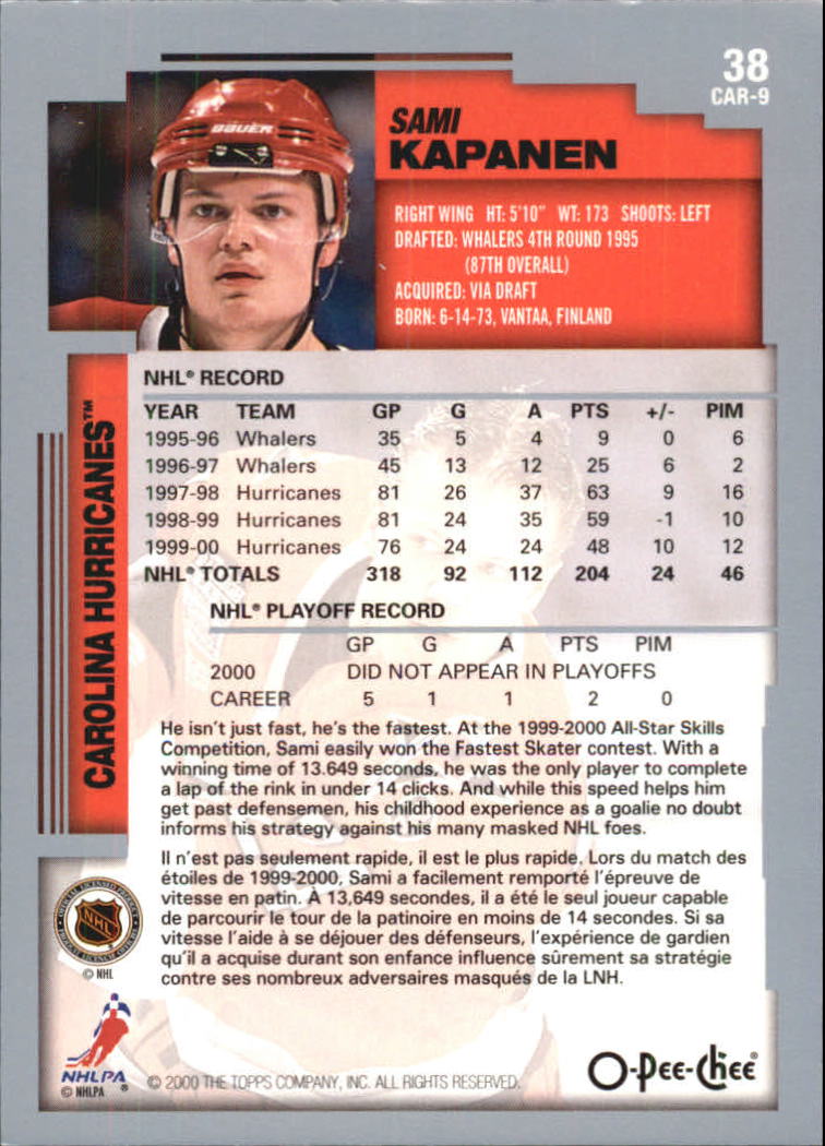 B0136- 2000-01 O-Pee-Chee Hockey Card #s 1-330 -You Pick- 15+ FREE US SHIP