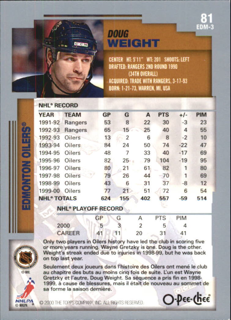 B0136- 2000-01 O-Pee-Chee Hockey Card #s 1-330 -You Pick- 15+ FREE US SHIP