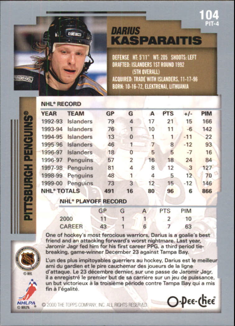 B0136- 2000-01 O-Pee-Chee Hockey Card #s 1-330 -You Pick- 15+ FREE US SHIP