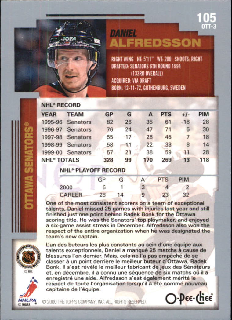 B0136- 2000-01 O-Pee-Chee Hockey Card #s 1-330 -You Pick- 15+ FREE US SHIP