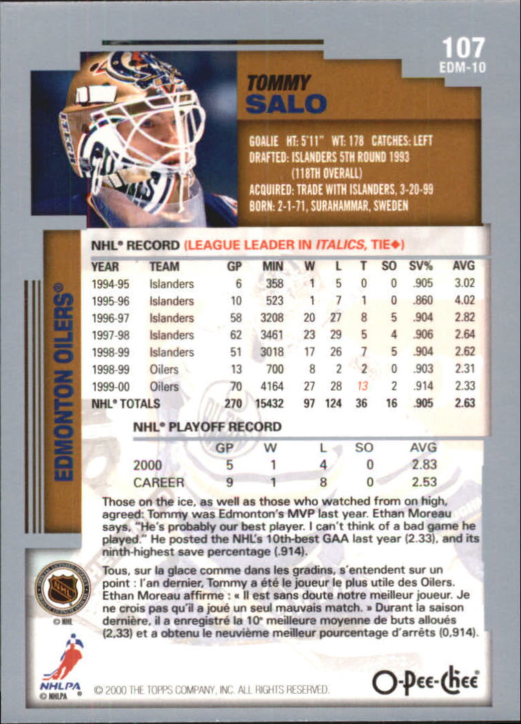 B0136- 2000-01 O-Pee-Chee Hockey Card #s 1-330 -You Pick- 15+ FREE US SHIP