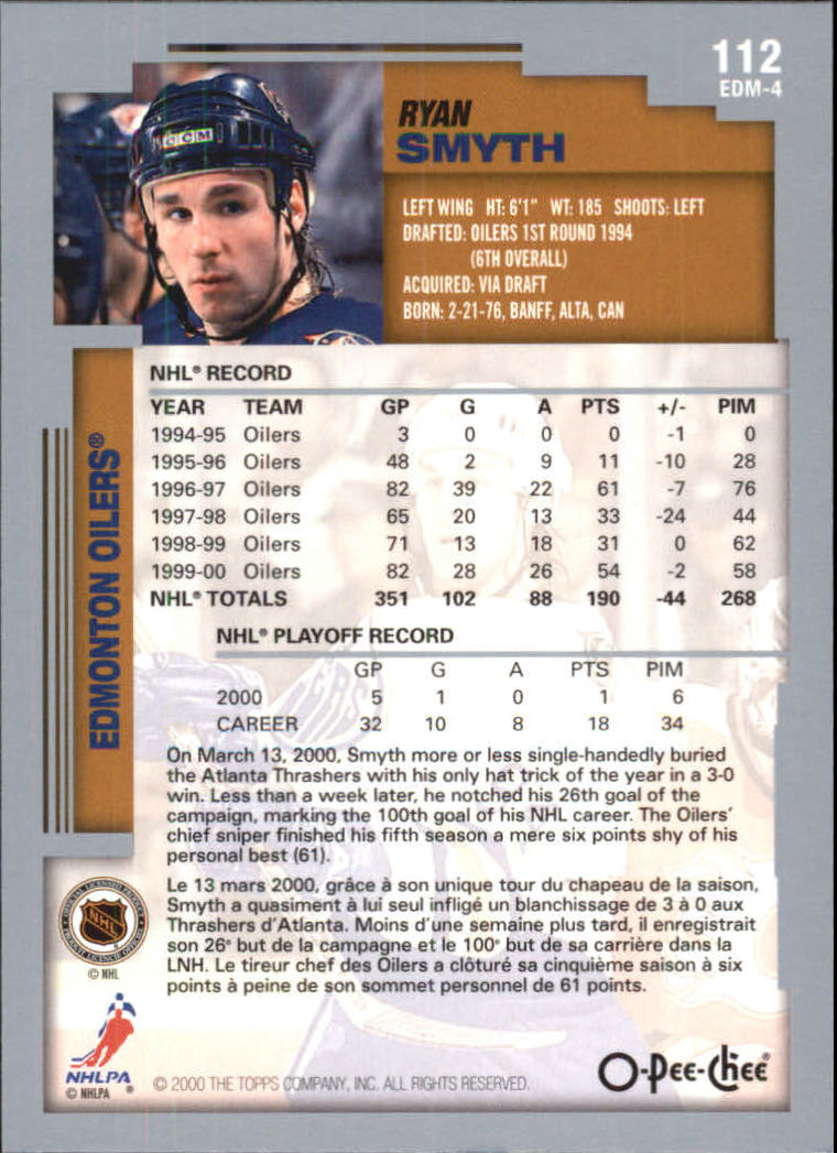 B0136- 2000-01 O-Pee-Chee Hockey Card #s 1-330 -You Pick- 15+ FREE US SHIP