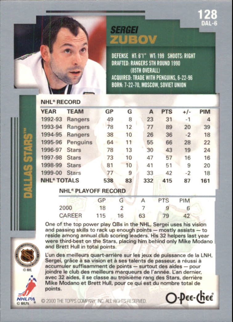 B0136- 2000-01 O-Pee-Chee Hockey Card #s 1-330 -You Pick- 15+ FREE US SHIP