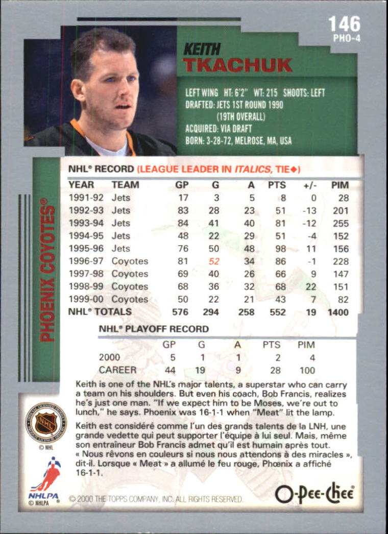 B0136- 2000-01 O-Pee-Chee Hockey Card #s 1-330 -You Pick- 15+ FREE US SHIP