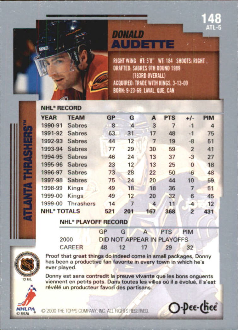 B0136- 2000-01 O-Pee-Chee Hockey Card #s 1-330 -You Pick- 15+ FREE US SHIP