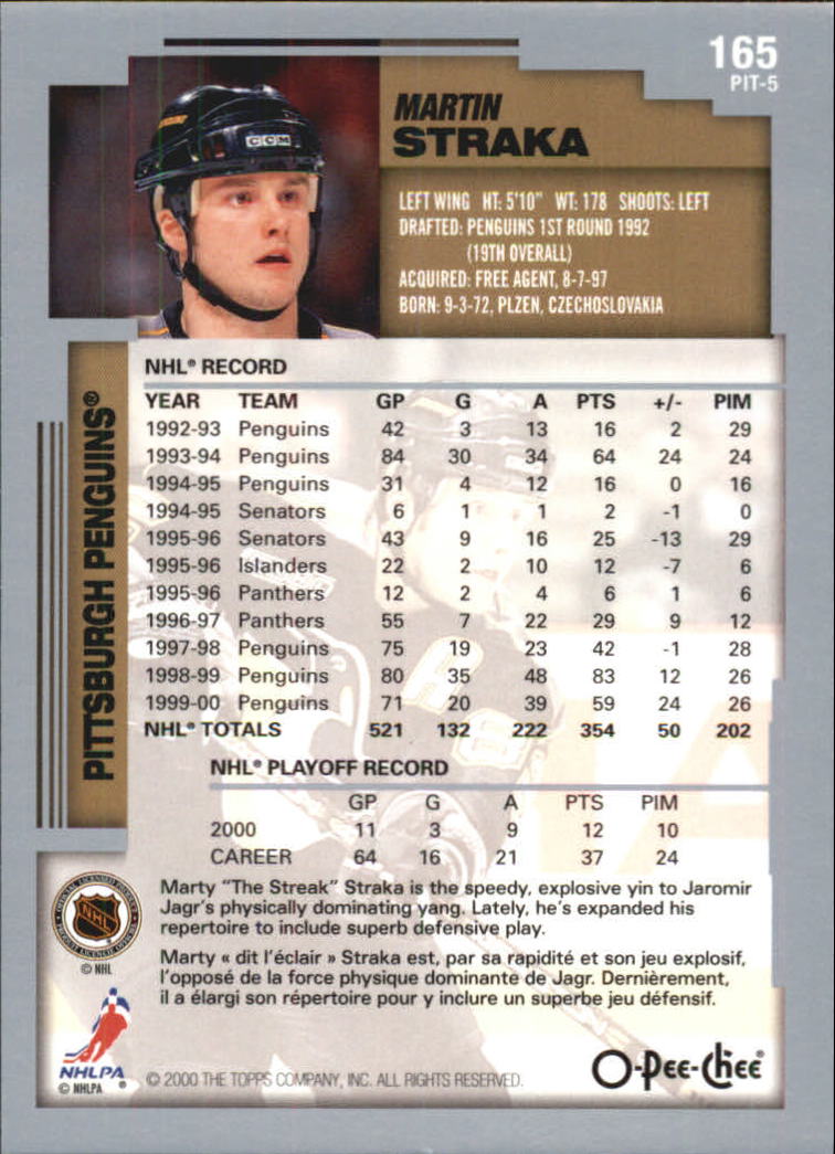 B0136- 2000-01 O-Pee-Chee Hockey Card #s 1-330 -You Pick- 15+ FREE US SHIP