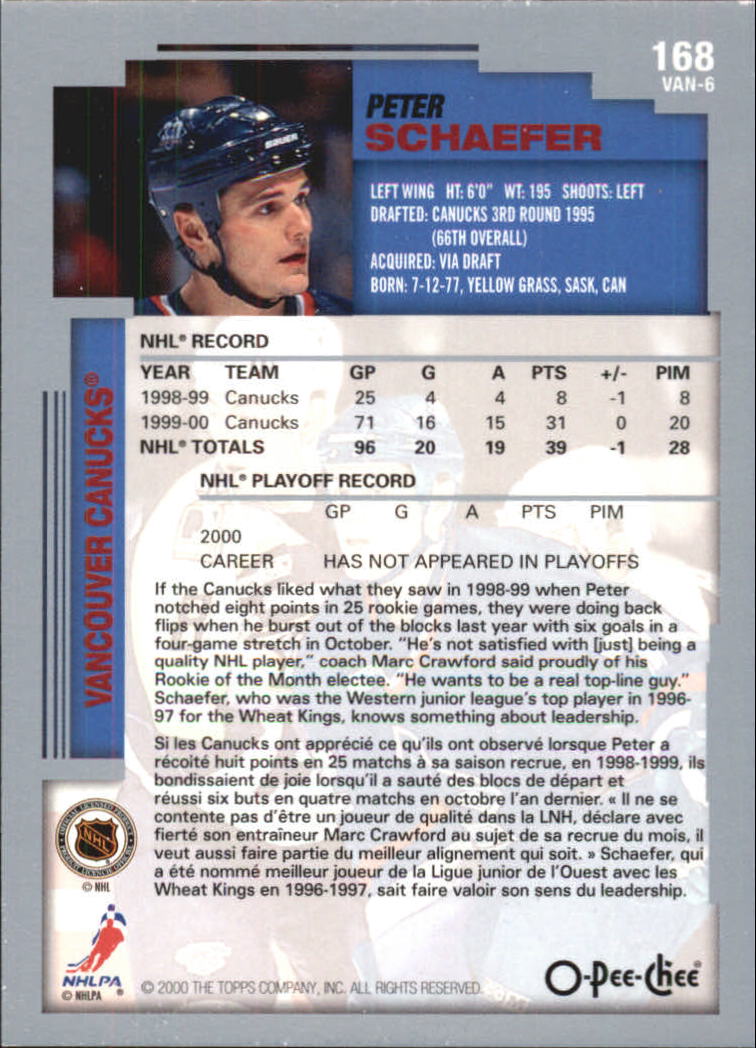 B0136- 2000-01 O-Pee-Chee Hockey Card #s 1-330 -You Pick- 15+ FREE US SHIP