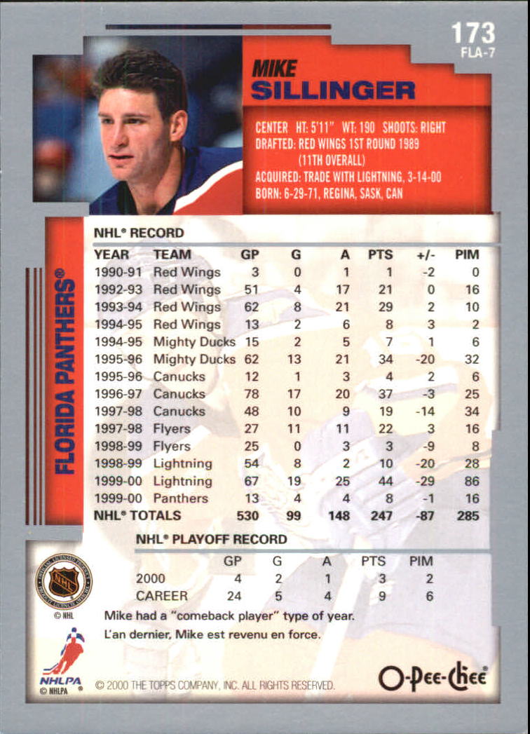 B0136- 2000-01 O-Pee-Chee Hockey Card #s 1-330 -You Pick- 15+ FREE US SHIP