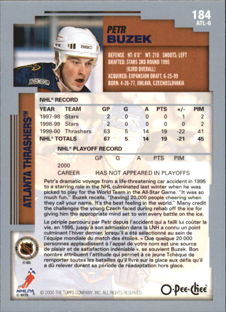 2000-01 O-Pee-Chee - #290 Matt Elich (RC)