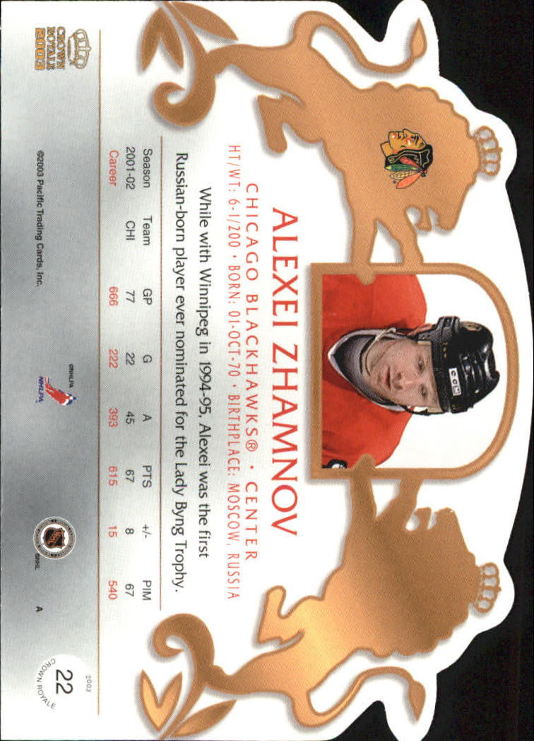 2002-03 Pacific Crown Royale - #76 Johan Hedberg