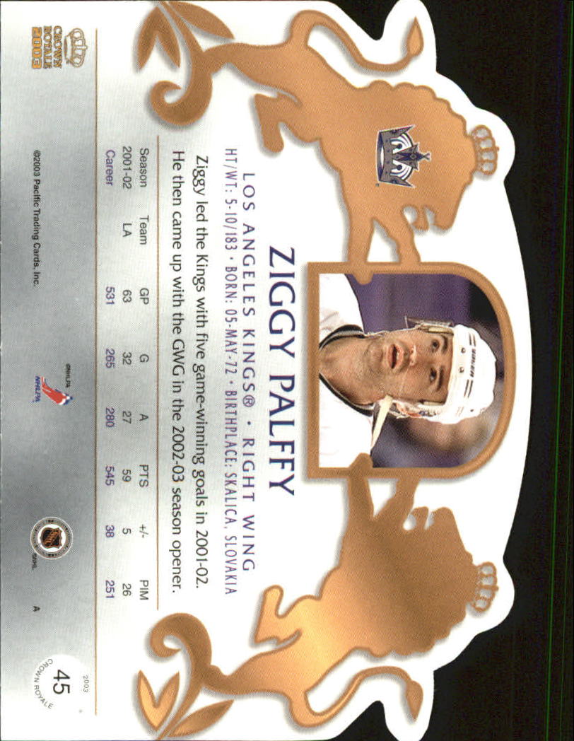 2002-03 Pacific Crown Royale - #76 Johan Hedberg