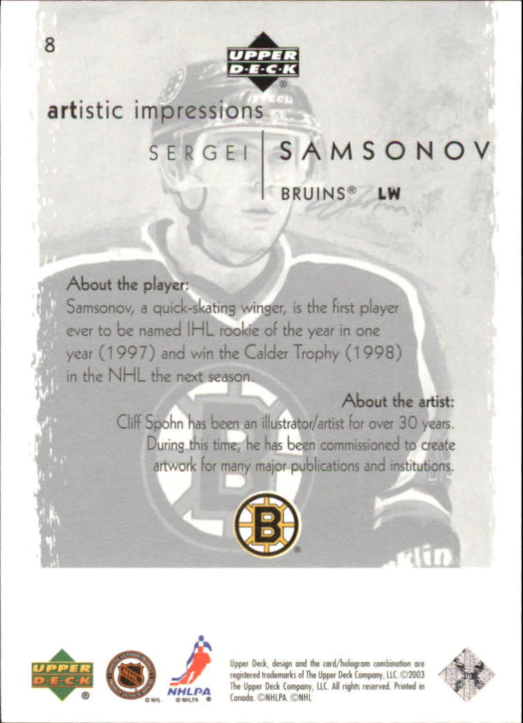 2002-03 Upper Deck Artistic Impressions - #70 Alex Kovalev