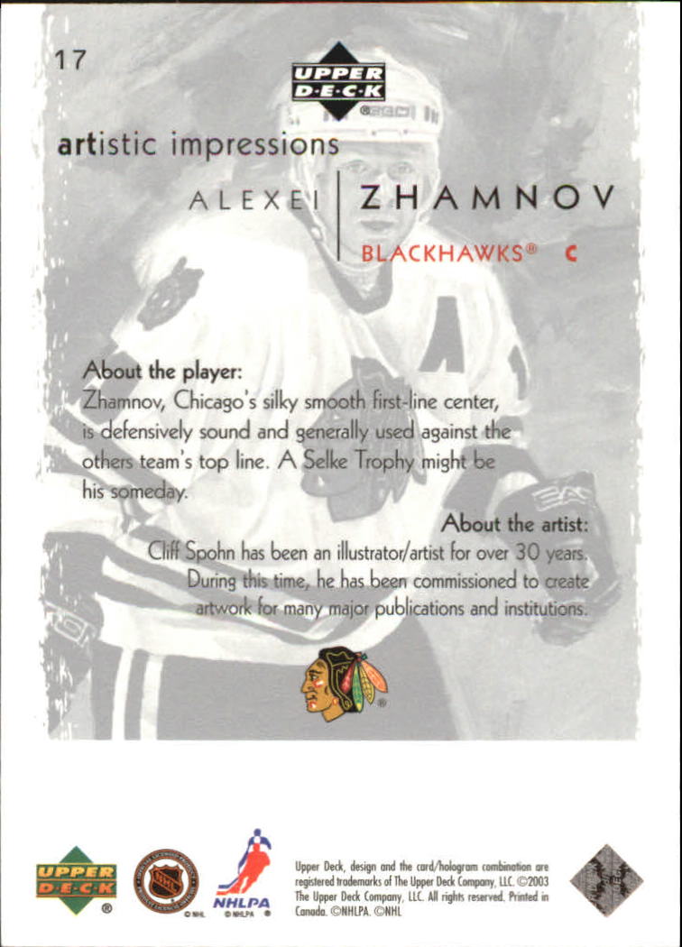 2002-03 Upper Deck Artistic Impressions - #70 Alex Kovalev