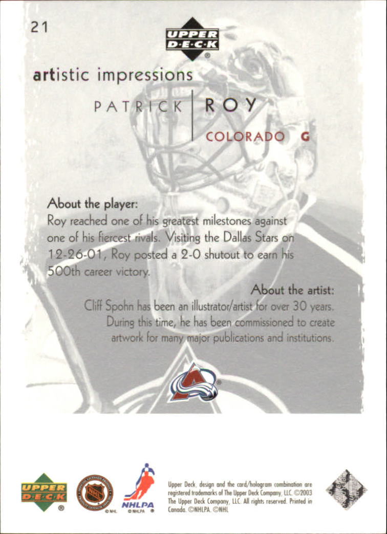 2002-03 Upper Deck Artistic Impressions - #70 Alex Kovalev