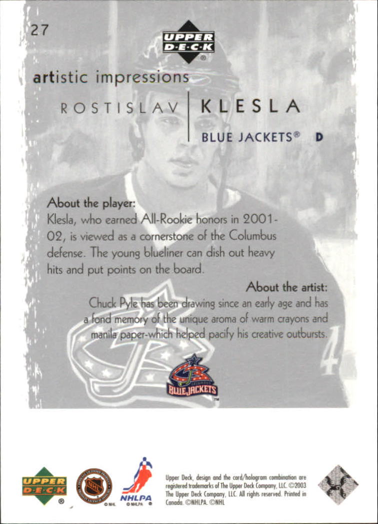 2002-03 Upper Deck Artistic Impressions - #70 Alex Kovalev