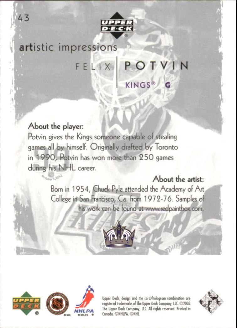 2002-03 Upper Deck Artistic Impressions - #70 Alex Kovalev