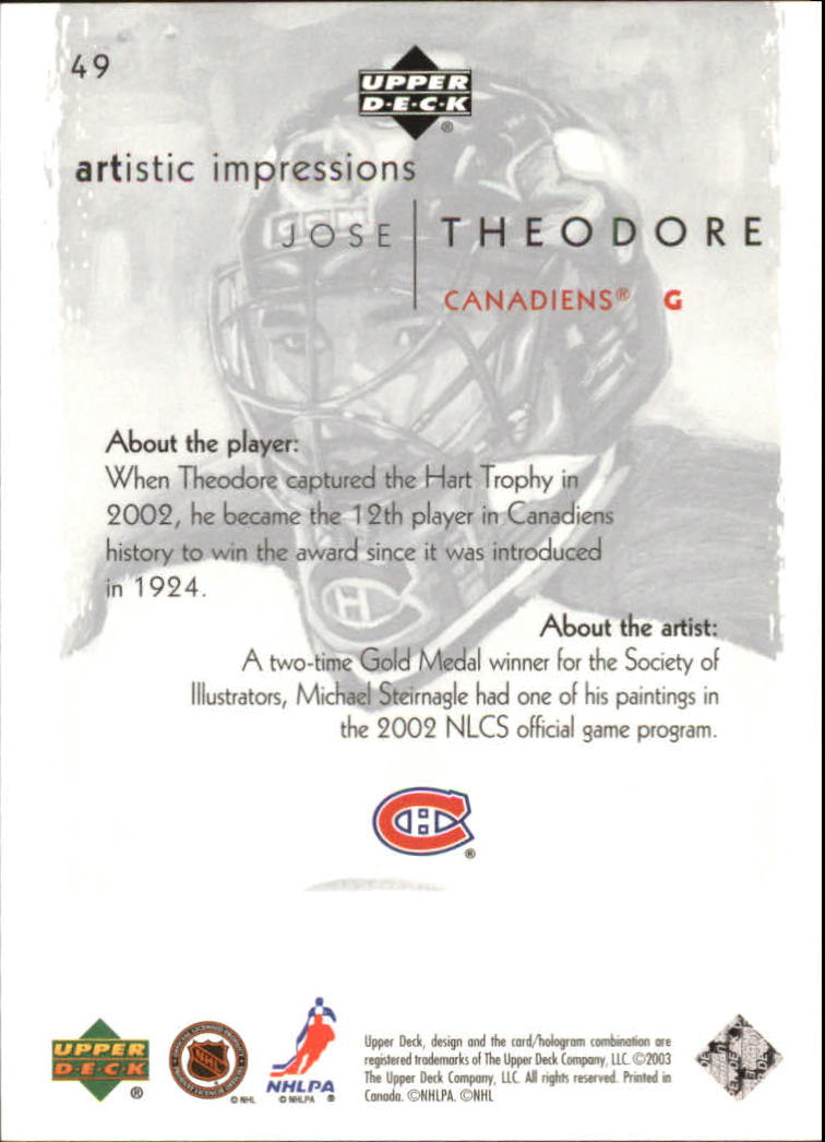 2002-03 Upper Deck Artistic Impressions - #70 Alex Kovalev