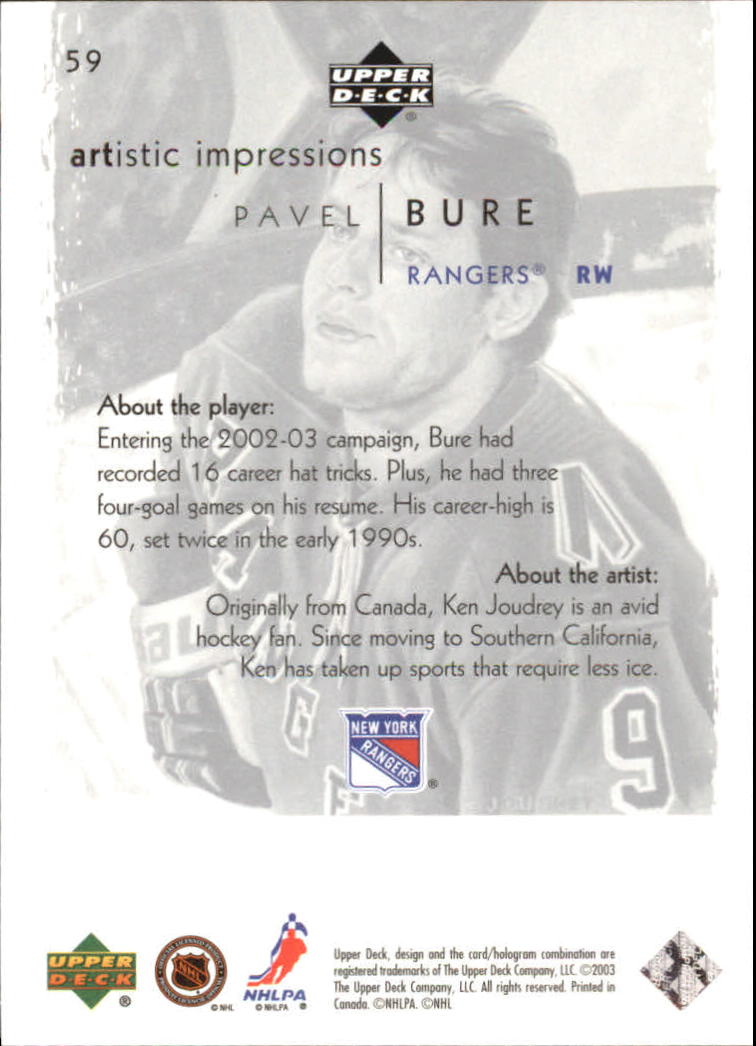 2002-03 Upper Deck Artistic Impressions - #70 Alex Kovalev