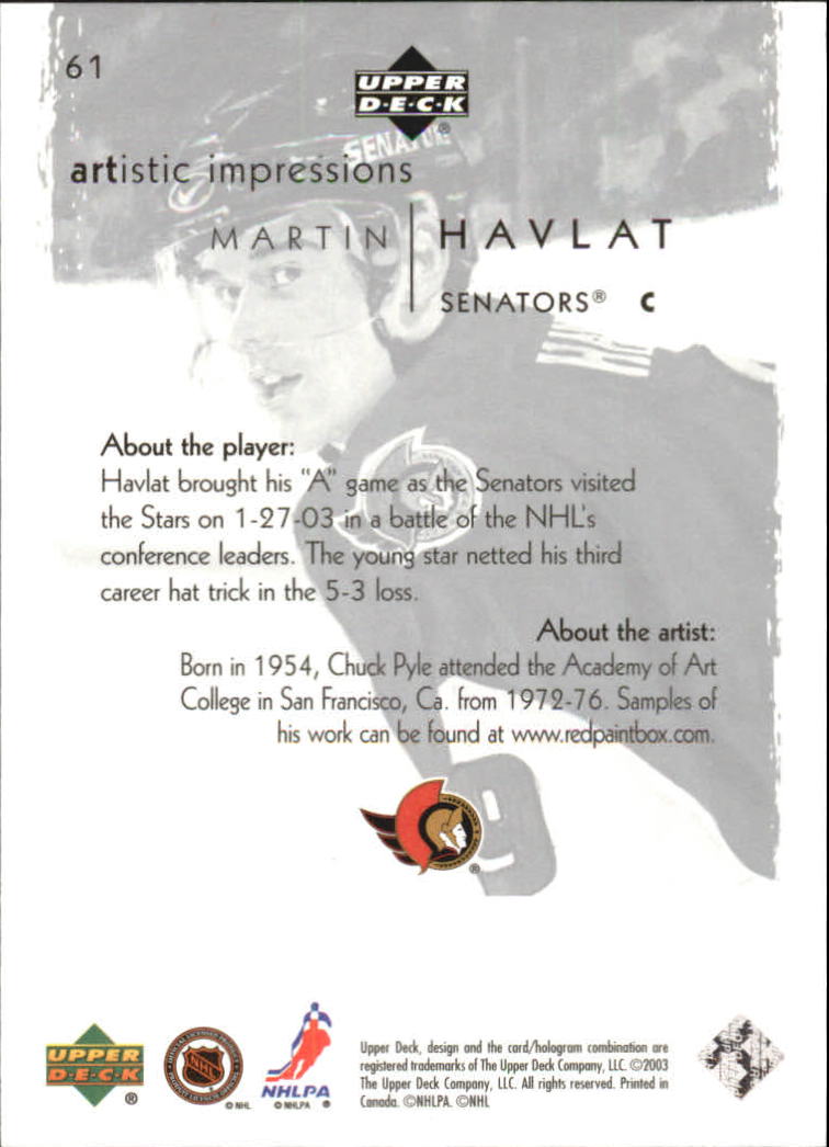 2002-03 Upper Deck Artistic Impressions - #70 Alex Kovalev