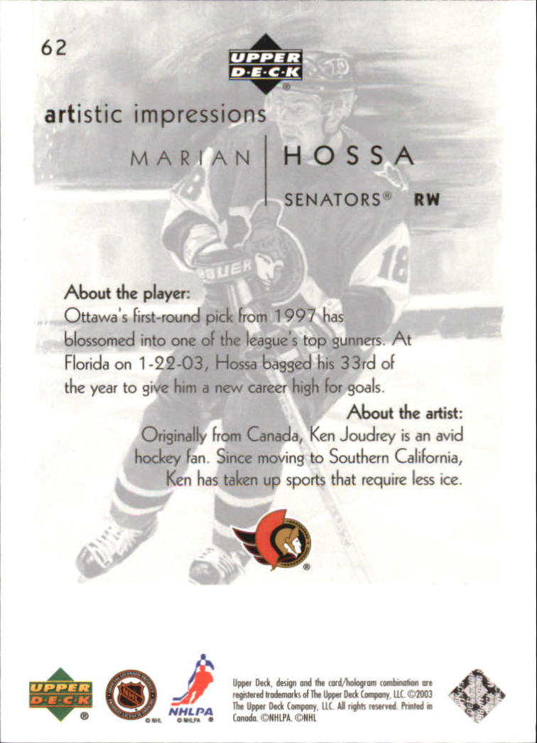 2002-03 Upper Deck Artistic Impressions - #70 Alex Kovalev