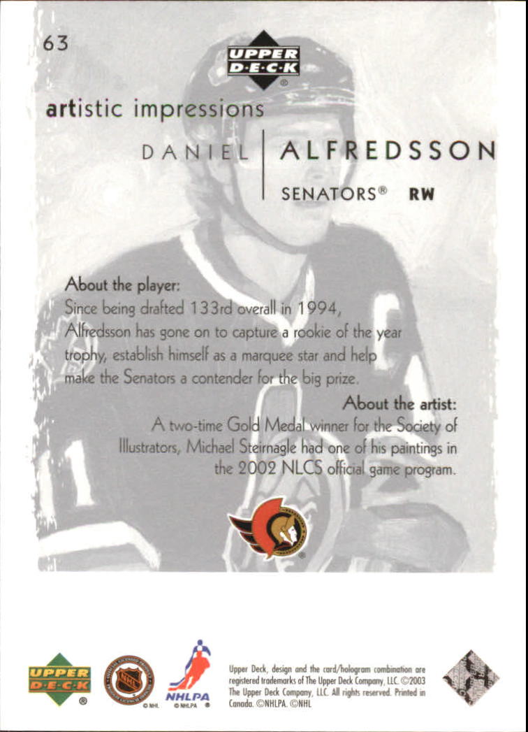 2002-03 Upper Deck Artistic Impressions - #70 Alex Kovalev