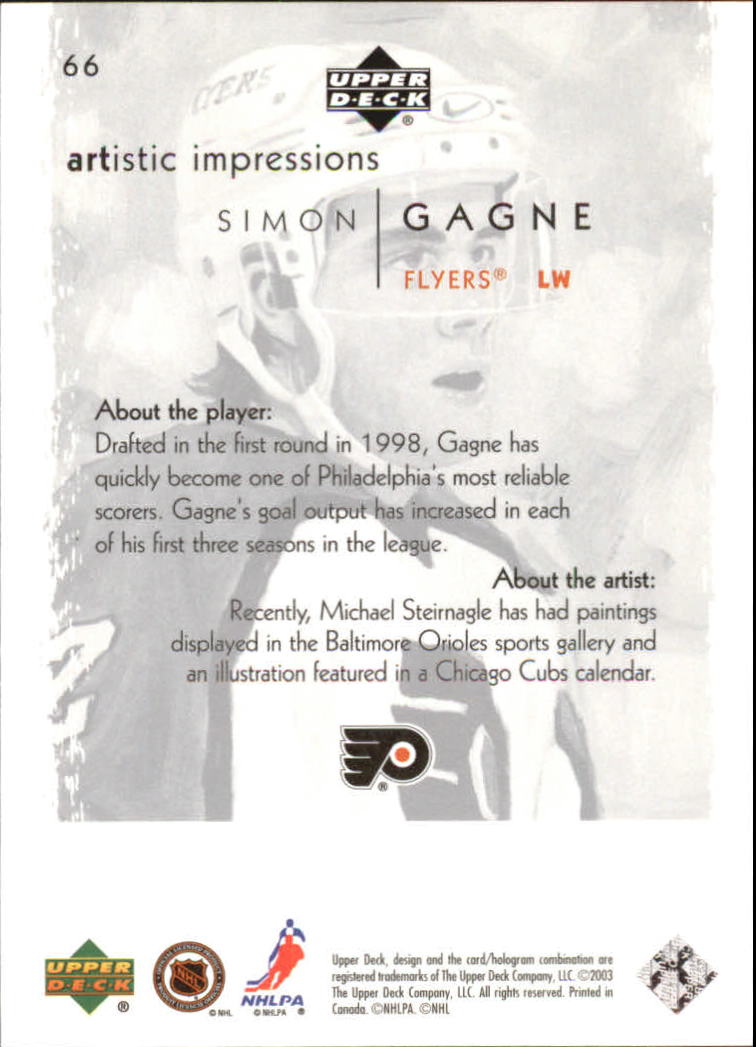 2002-03 Upper Deck Artistic Impressions - #70 Alex Kovalev