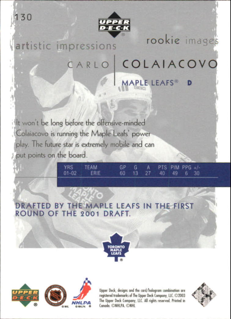 2002-03 Upper Deck Artistic Impressions - #70 Alex Kovalev