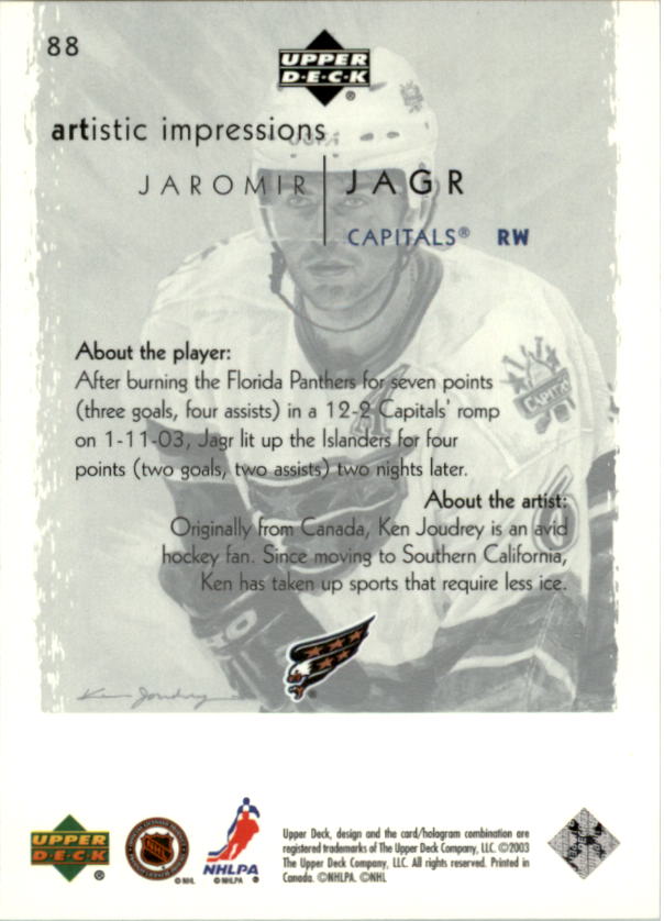 2002-03 Upper Deck Artistic Impressions - #70 Alex Kovalev