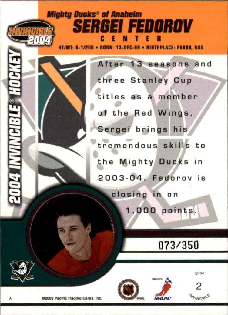 A8813- 2003-04 Pacific Invincible blau HK #S 1-125 -Sie wählen- 15+ KOSTENLOSER US-VERSAND - Bild 5 von 203