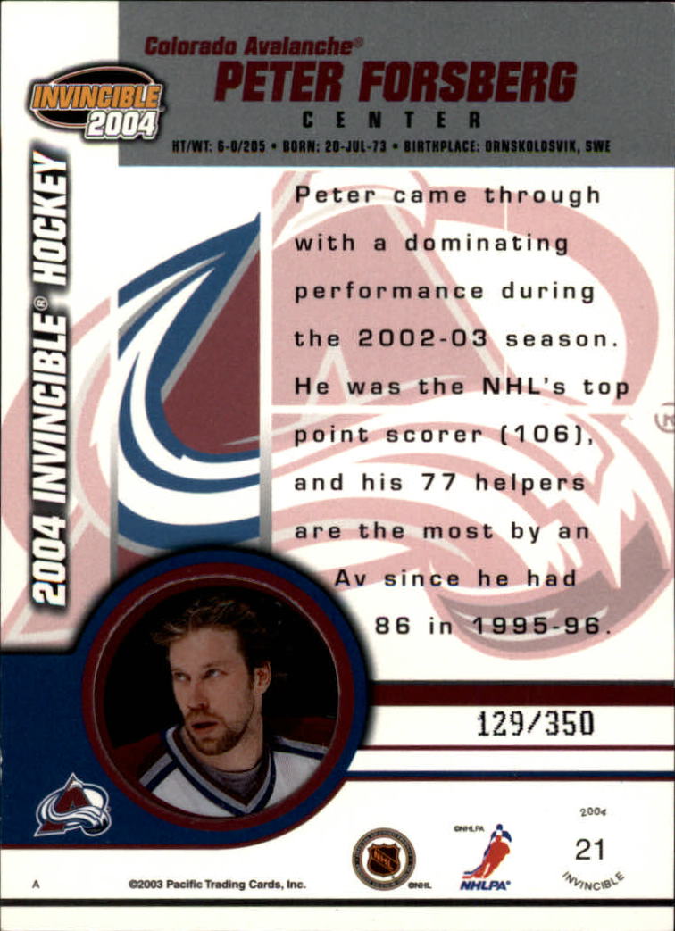 A8813- 2003-04 Pacific Invincible blau HK #S 1-125 -Sie wählen- 15+ KOSTENLOSER US-VERSAND - Bild 31 von 203